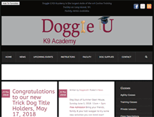 Tablet Screenshot of doggieuk9.com
